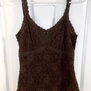 Valerie Stevens Camisole Brown Size M